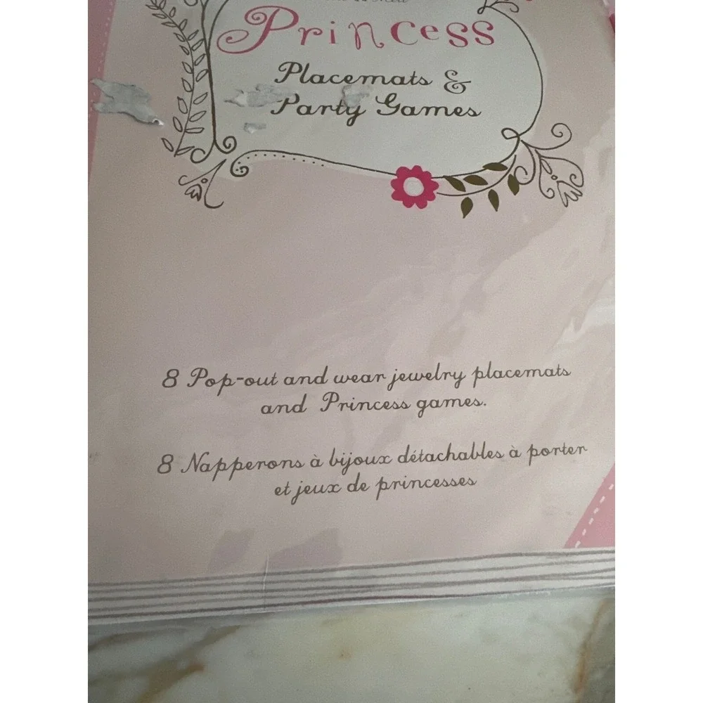 Princess Placemats & Party Games Set